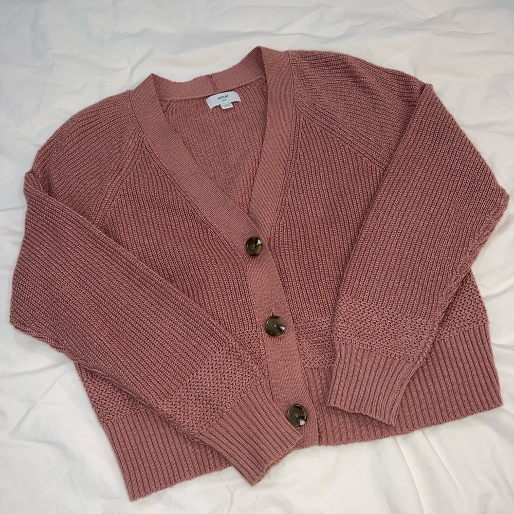 aerie knit cardigan
